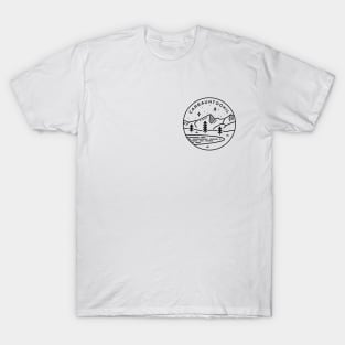 Carrauntoohil Ireland Emblem - White T-Shirt